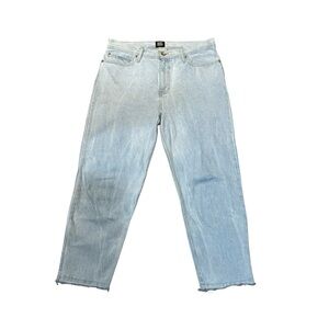 BDG Straight Cropped Light Wash Jeans